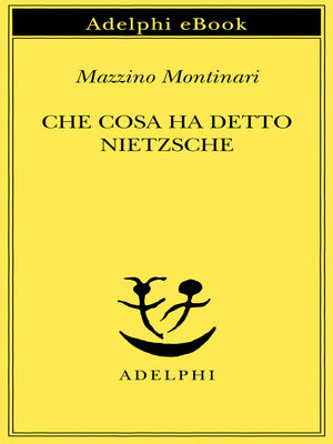 cover image of Che cosa ha detto Nietzsche